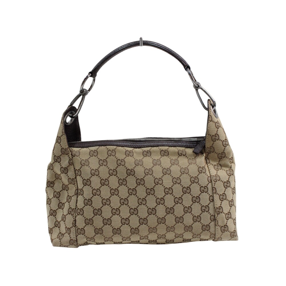Gucci classic Canvas Shoulder Brown the Leather GG Bag